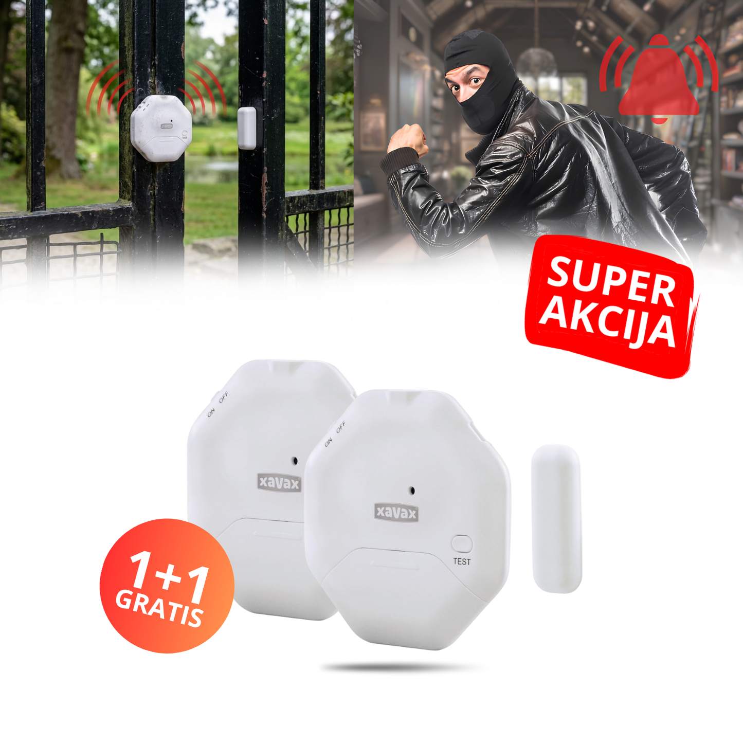 AlertPlus - Ultra snažni neprimetni alarm 1+1 Gratis