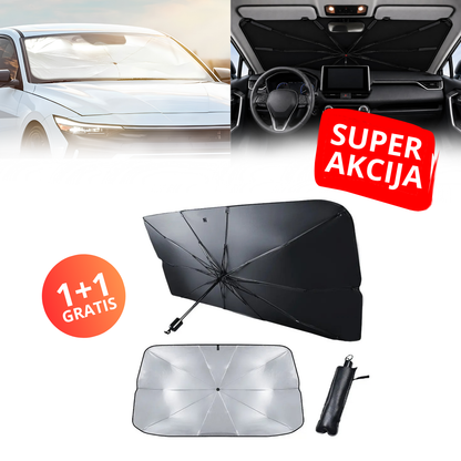 SunProtect - Reflektivni kišobran za šoferku 1+1 Gratis